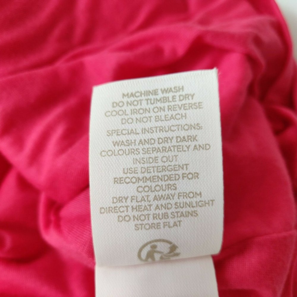 Boden Felicity Jersey Halter Maxi Dress Women's Size 14R Carnival Pink Stretch - Picture 11 of 12